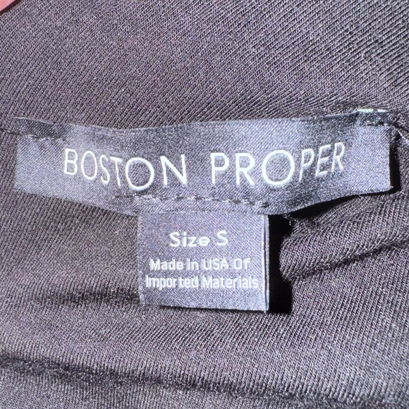 Boston Proper Black Ruched Top - Picture 8 of 11